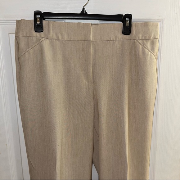 NEW CATO Mid Rise StretchKhaki Flat Front Straight Leg Dress Pants Size 14 - Picture 2 of 9